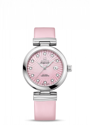 Watch Winder for watch Omega LadyMatic LadyMatic Co-Axial 34 Stainless Steel / Pink MOP