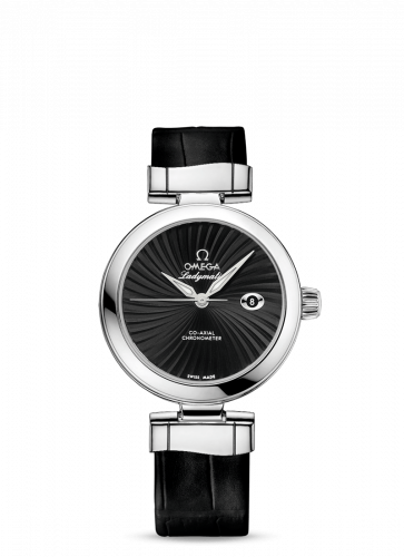 Watch Winder for watch Omega LadyMatic LadyMatic Co-Axial 34 Stainless Steel / Black