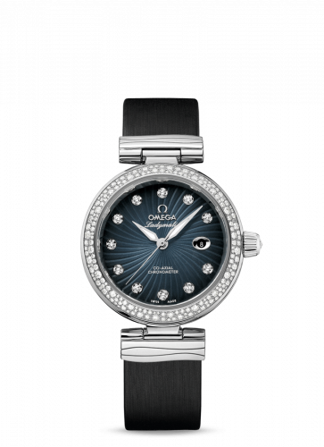 Watch Winder for watch Omega LadyMatic LadyMatic Co-Axial 34 Stainless Steel / Diamond / Blue