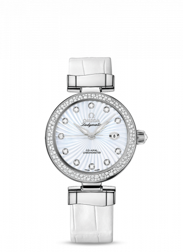 Watch Winder for watch Omega LadyMatic LadyMatic Co-Axial 34 Stainless Steel / Diamond / MOP