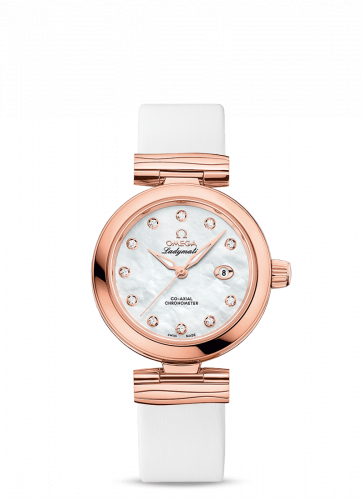 Watch Winder for watch Omega LadyMatic LadyMatic Co-Axial 34 Sedna Gold / MOP