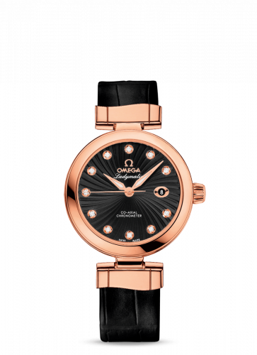 Watch Winder for watch Omega LadyMatic LadyMatic Co-Axial 34 Red Gold / Black