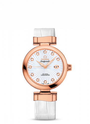 Watch Winder for watch Omega LadyMatic LadyMatic Co-Axial 34 Red Gold / MOP