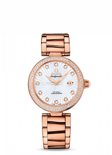 Watch Winder for watch Omega LadyMatic LadyMatic Co-Axial 34 Red Gold / Diamond / MOP/ Bracelet