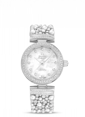 Watch Winder for watch Omega LadyMatic LadyMatic Co-Axial 34 White Gold / Pearls and Diamonds