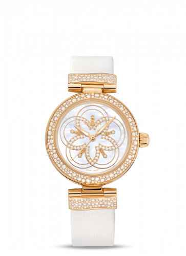 Watch Winder for watch Omega LadyMatic LadyMatic Co-Axial 34 Yellow Gold Diamond / Diamond Flower