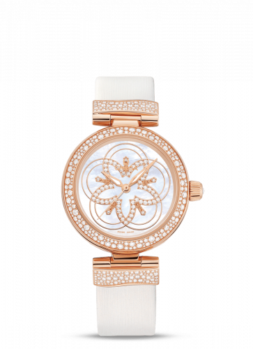 Watch Winder for watch Omega LadyMatic LadyMatic Co-Axial 34 Red Gold Diamond / Diamond Flower