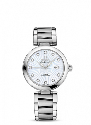 Watch Winder for watch Omega LadyMatic LadyMatic Co-Axial 34 Stainless Steel / MOP / Bracelet