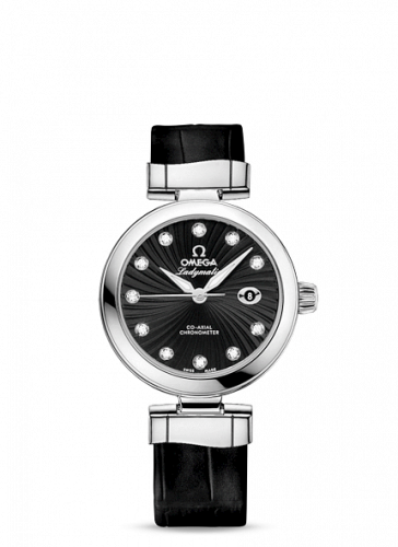 Watch Winder for watch Omega LadyMatic LadyMatic Co-Axial 34 Stainless Steel / Black