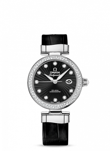 Watch Winder for watch Omega LadyMatic LadyMatic Co-Axial 34 Stainless Steel / Diamond / Black