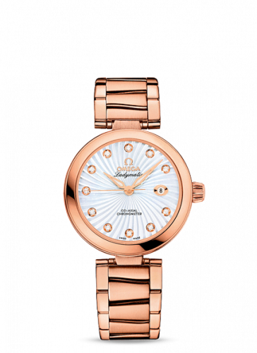 Watch Winder for watch Omega LadyMatic LadyMatic Co-Axial 34 Red Gold / MOP / Bracelet