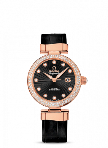 Watch Winder for watch Omega LadyMatic LadyMatic Co-Axial 34 Red Gold / Diamond / Black