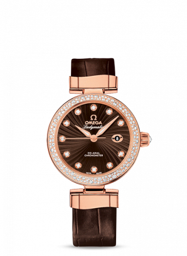 Watch Winder for watch Omega LadyMatic LadyMatic Co-Axial 34 Red Gold / Diamond / Brown