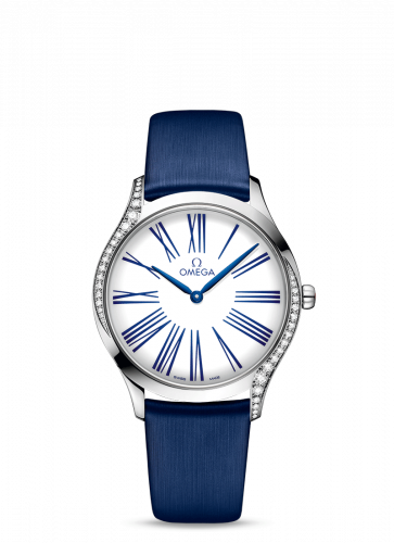 Watch Winder for watch Omega Trésor De Ville Trésor 36 Stainless Steel / White Roman / Fabric