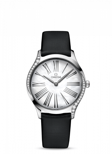 Watch Winder for watch Omega Trésor De Ville Trésor 36 Stainless Steel / MOP Roman / Fabric