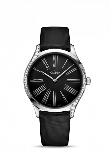 Watch Winder for watch Omega Trésor De Ville Trésor 39 Stainless Steel / Black Roman / Fabric