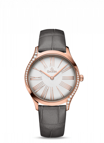 Watch Winder for watch Omega Trésor De Ville Trésor 36 Sedna Gold / Silver Roman / Alligator