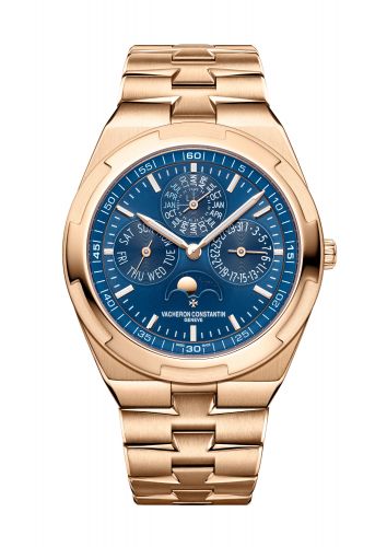 Uhrenbeweger für Uhr Vacheron Constantin Overseas Overseas Ultra-Thin Perpetual Calendar Pink Gold / Blue / Bracelet