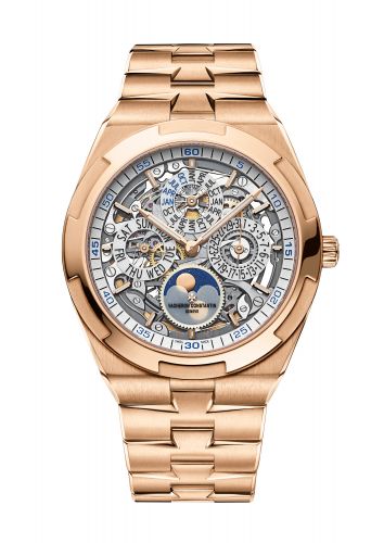 Uhrenbeweger für Uhr Vacheron Constantin Overseas Overseas Ultra-Thin Perpetual Calendar Pink Gold / Skeleton / Bracelet