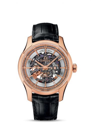 Watch Winder for watch Omega De Ville De Ville Hour Vision Skeleton Red Gold