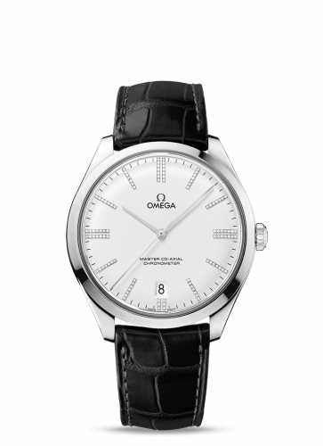 Watch Winder for watch Omega Trésor De Ville Trésor Master Co-Axial White Gold / Silver Diamond