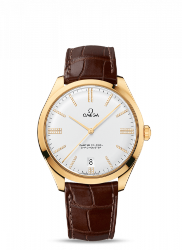 Watch Winder for watch Omega Trésor De Ville Trésor Master Co-Axial Yellow Gold / Silver Diamond