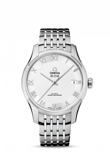 Watch Winder for watch Omega De Ville De Ville Hour Vision Master Chronometer Stainless Steel / Silver / Bracelet