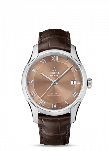 Watch Winder for watch Omega De Ville De Ville Hour Vision Master Chronometer Stainless Steel / Brown