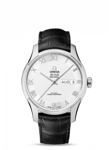 Watch Winder for watch Omega De Ville De Ville Hour Vision Master Chronometer Annual Calendar Stainless Steel / Silver