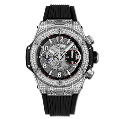 Remontoir à montres pour montre Hublot Big Bang Big Bang Unico 42 Titanium / Pavé / Noire