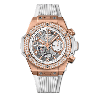 Remontoir à montres pour montre Hublot Big Bang Big Bang Unico 42 King Or / Diamonds / Blanc