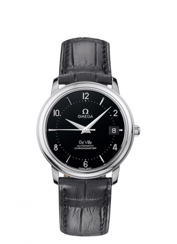 Watch Winder for watch Omega De Ville De Ville Prestige Automatic 34.7 Stainless Steel / Black