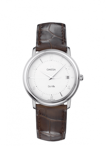 Watch Winder for watch Omega De Ville De Ville Prestige Quartz 34.4 Stainless Steel / Silver