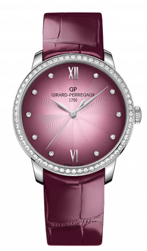 Remontoir à montres pour montre Girard-Perregaux 1966 1966 36mm Stainless Steel / Diamond / Rose / Alligator