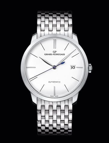 Remontoir à montres pour montre Girard-Perregaux 1966 1966 38 Or Blanc / Argent / Alligator