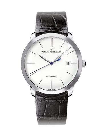 Remontoir à montres pour montre Girard-Perregaux 1966 1966 38 Or Blanc / Argent / Alligator