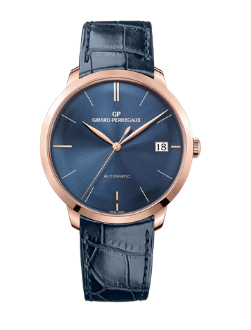 Remontoir à montres pour montre Girard-Perregaux 1966 1966 41 Rose Or / Bleu