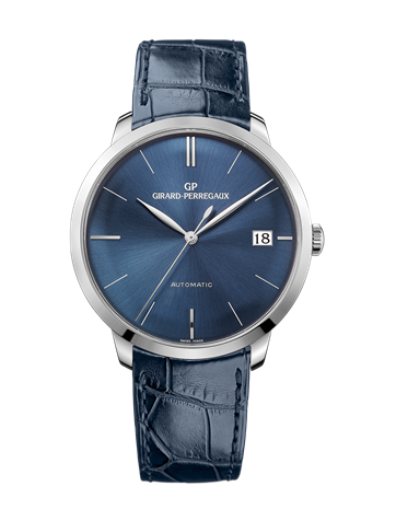 Remontoir à montres pour montre Girard-Perregaux 1966 1966 41 Or Blanc Bleu