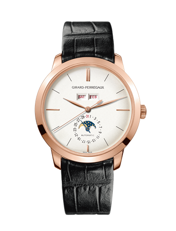 Remontoir à montres pour montre Girard-Perregaux 1966 1966 Full Calendar Rose Or