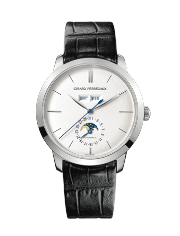 Remontoir à montres pour montre Girard-Perregaux 1966 1966 Full Calendar Or Blanc