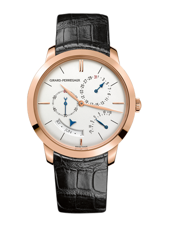 Remontoir à montres pour montre Girard-Perregaux 1966 1966 Annual Calendar Equation of Time Rose Or