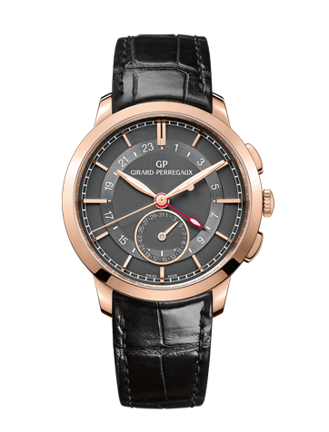 Remontoir à montres pour montre Girard-Perregaux 1966 1966 Dual Time Rose Or Gris