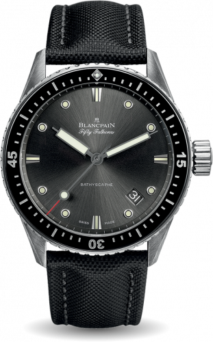 Uhrenbeweger für Uhr Blancpain Fifty Fathoms Fifty Fathoms Bathyscaphe Stainless Steel / Grey / Black Canvas