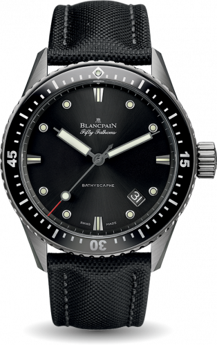 Uhrenbeweger für Uhr Blancpain Fifty Fathoms Fifty Fathoms Bathyscaphe Titanium / Black / Black Canvas