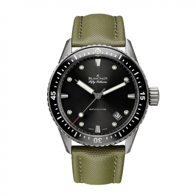 Uhrenbeweger für Uhr Blancpain Fifty Fathoms Fifty Fathoms Bathyscaphe Titanium / Black / Sand Canvas