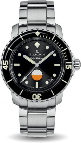 Watch Winder for watch Blancpain Fifty Fathoms Fifty Fathoms MIL-SPEC Stainless Steel / Black / Bracelet