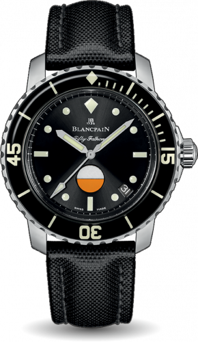 Watch Winder for watch Blancpain Fifty Fathoms Fifty Fathoms MIL-SPEC Stainless Steel / Black / Canvas