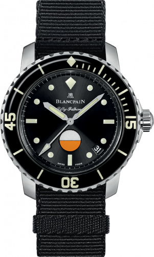 Watch Winder for watch Blancpain Fifty Fathoms Fifty Fathoms MIL-SPEC Stainless Steel / Black / Canvas