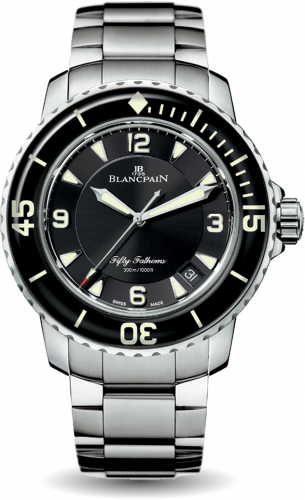 Watch Winder for watch Blancpain Fifty Fathoms Fifty Fathoms Automatique Stainless Steel / Black / Bracelet