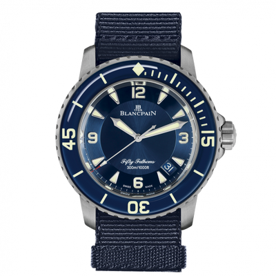 Watch Winder for watch Blancpain Fifty Fathoms Fifty Fathoms Blue / Blue / Blue NATO